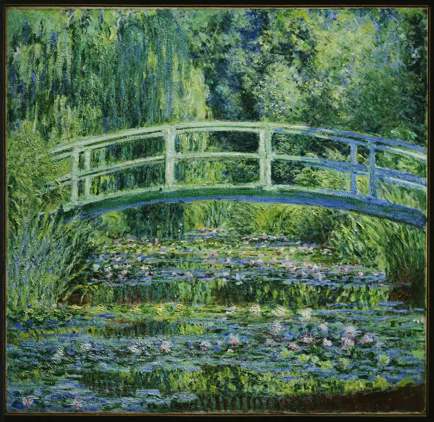 Water Lilies and Japanese Bridge (1899)